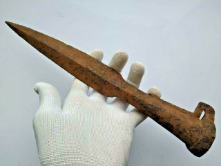 Ancient Viking Iron Spear,  A Wonderful Collectible Specimen Museum Piece Rare