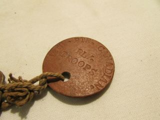 Vintage WW1 Era Canadian Military SPR Sapper Dog Tags 12th Battalion 2U2 6