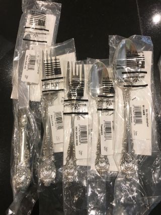 Wallace Sir Christopher Factory Fresh Sterling 5 Piece Pl Set Up To 2