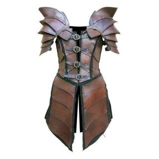 Leather Viking Japanese Armour Larp Sca Armor Gift Costume Sca