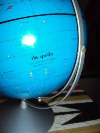- THE APOLLO Rotating Celestial Globe - Made by REPOGLE - Copywrite 1971 8