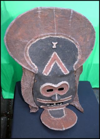 Antique African Mask Large Helmet