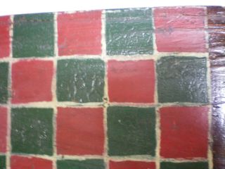 Antique Folding Checker Board Primitive 4