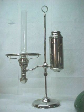 1870 ' s Manhattan Student Oil Lamp,  All,  Near Cond. 2