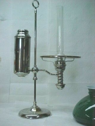 1870 ' s Manhattan Student Oil Lamp,  All,  Near Cond. 6