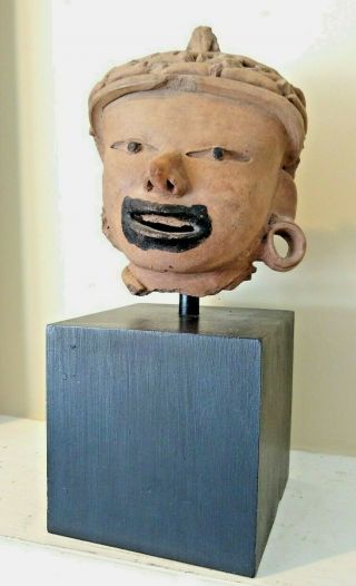 Large Pre Columbian Vera Cruz Bust - Mexico - Ex: Arte Primitivo,  York