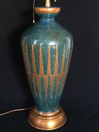 Large Aldo Londi Bitossi Table Lamp