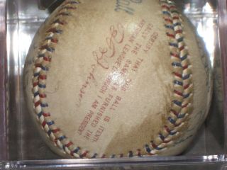 LOU GEHRIG/BABE RUTH Signed Baseball American League Ball READ LISTING 6