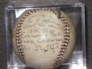 LOU GEHRIG/BABE RUTH Signed Baseball American League Ball READ LISTING 7