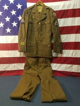 Ww2 U.  S.  G.  I Ordinance Uniform Western Pacific Patch