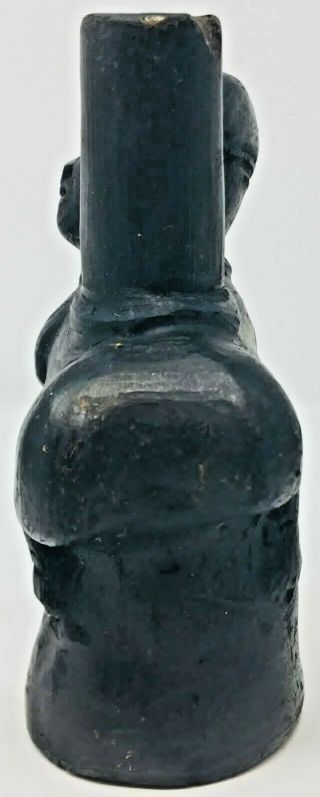 Pre Columbian Chimu Blackware Figural Vessel Peru South America C 1100 - 1400 8