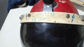 Usaaf P - 4b Pilots Helmet Size Small Mfg Consolidated Controls Named To Charlie