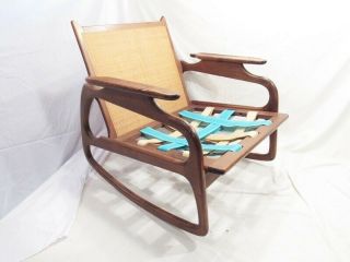 Mid Century Adrian Pearsall " Knock Down " Rocking Lounge Chair