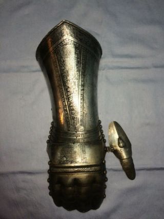 Rare Armor Hand Piece Gauntlet Xvi Engraved Armor Hannover