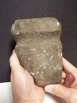 Native American Indian Artifact Large Stone Grooved Axe Head - Manheim Township