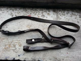 Pre Ww2 Russian Soviet Army Leather Belt For Sword Shashka Cossack Rare