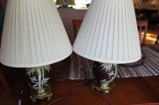 Asian (Japanese or Chinese) Lamps circa 1940’s, 3