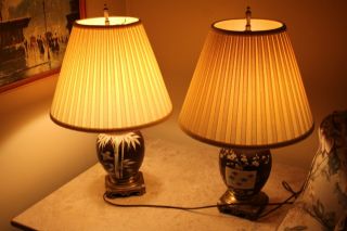 Asian (Japanese or Chinese) Lamps circa 1940’s, 7