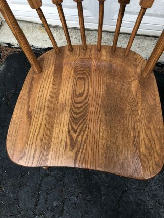 Richardson Brothers Company Steam Bent Oak Chairs (2) 3