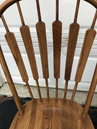Richardson Brothers Company Steam Bent Oak Chairs (2) 4