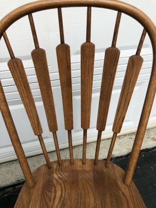 Richardson Brothers Company Steam Bent Oak Chairs (2) 5