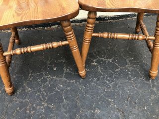 Richardson Brothers Company Steam Bent Oak Chairs (2) 6