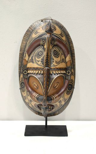 Papua Guinea Big Mouth Mask Latmul Tribe Tambanum Mask