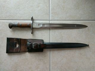 Swiss Model 1899 Bayonet With Frog