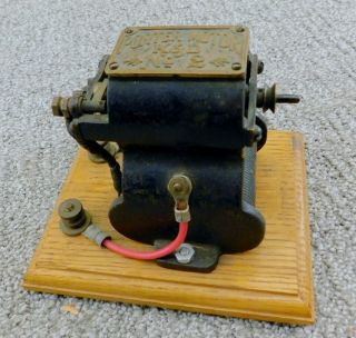 Antique K & D / Kendrick & Davis Porter No.  2 Electric Bi - Polar Toy Motor