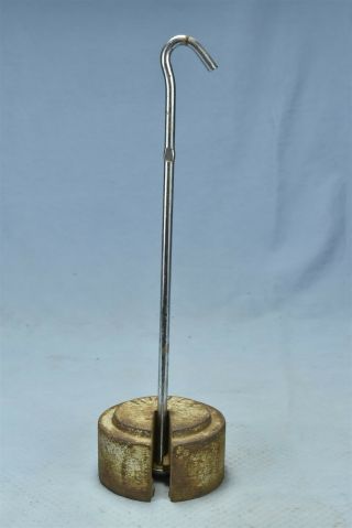 Antique Country Store Nvalex 5 Lb Platform Scale Weight W Hanger Unusual 06452