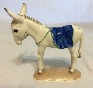 Nymphenburg Burro Donkey Figurine Near L Scherf Stamped Quick Ship