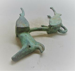 FINEST CIRCA 1200 - 800BCE ANCIENT LURISTAN BRONZE HORSE STATUETTE RARE 3