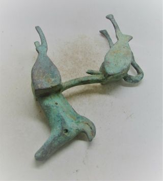 FINEST CIRCA 1200 - 800BCE ANCIENT LURISTAN BRONZE HORSE STATUETTE RARE 4