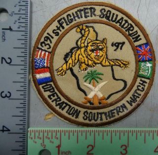 391ST FS - OPERATION SOUTHERN WATCH 1997 - THEATER MADE PATCH USP2893 2