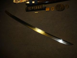 Japanese sword wakizashi in mountings 12