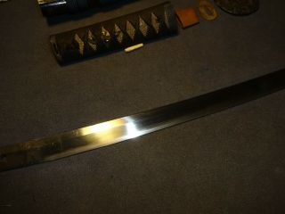 Japanese sword wakizashi in mountings 8