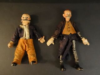 All Saba Mutt And Jeff Articulated Metal Figures Swiss 1930