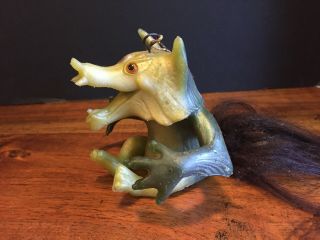 Oily Jiggler Russ Berrie 1960s Wuver Wolf W/ Tag Vintage Toy