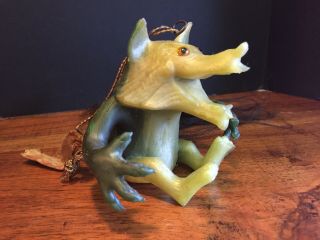 Oily Jiggler Russ Berrie 1960s WUVER Wolf w/ Tag Vintage Toy 2