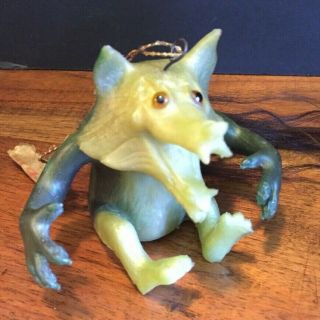 Oily Jiggler Russ Berrie 1960s WUVER Wolf w/ Tag Vintage Toy 3