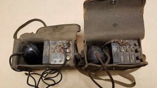 Us Military Field Phones Korean War Vintage