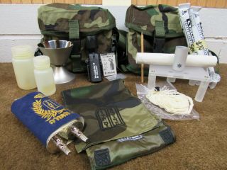 Us Military Jewish Chaplains Kit Complete With All Contents Woodland Camo Cases