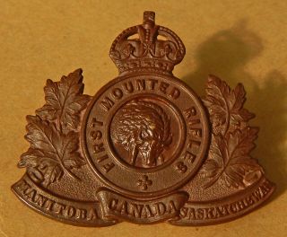 1st Battalion Canadian Mounted Rifles Cef Formed Nov 7 1914 In Brandon,  Manitoba