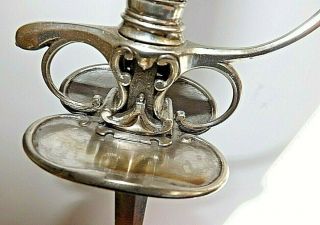 17TH CENTURY FRENCH LOUIS XIV MUSKETEER SILVER HILT SWORD RAPIER ROYALTY 1670 3