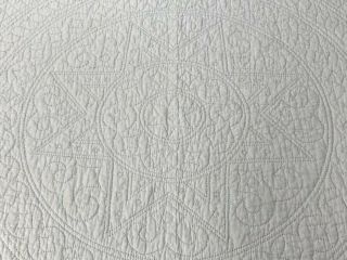 Master Pattern c30s Pennsylvania Bride QUILT Vintage 36 tulips Medallion Feather 5