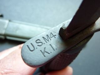 US MI Carbine Bayo & Scabbard (KI) 5