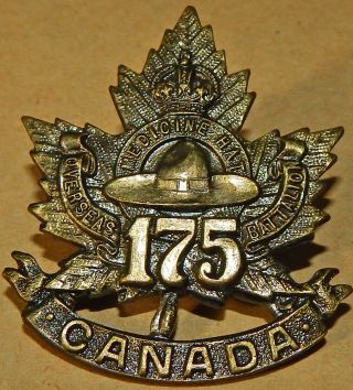 175th (medicine Hat) Battalion Cef Absorbed Into The 21st Reserve Batt 1917