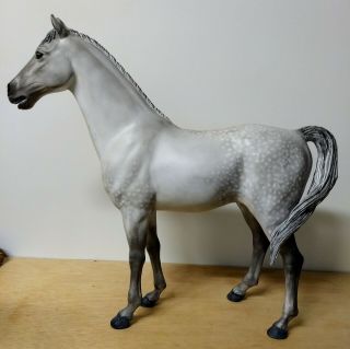 Marx Johnny West Thunderbolt Custom Painted Dapple Gray Horse