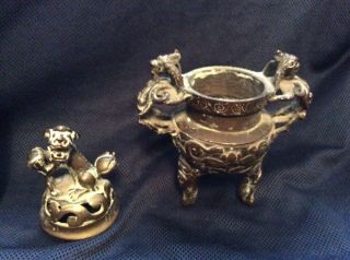 Antique Chinese 18th/19th Century Bronze Incense Burner Censer 4