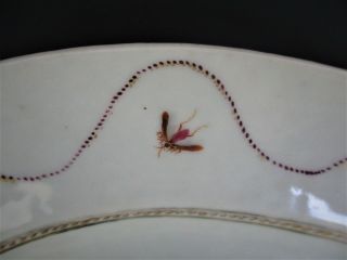 Large Antique Chinese Qianlong Period 18th Century Porcelain Platter Bowl Plate 11